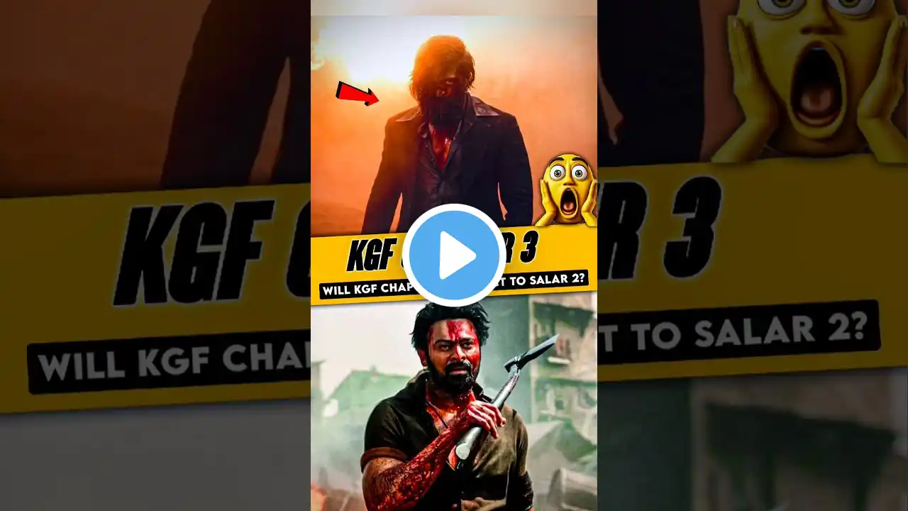 Will KGF Chapter 3 Connect To Salaar 2? || #shorts #prabhas #yash #kgf3