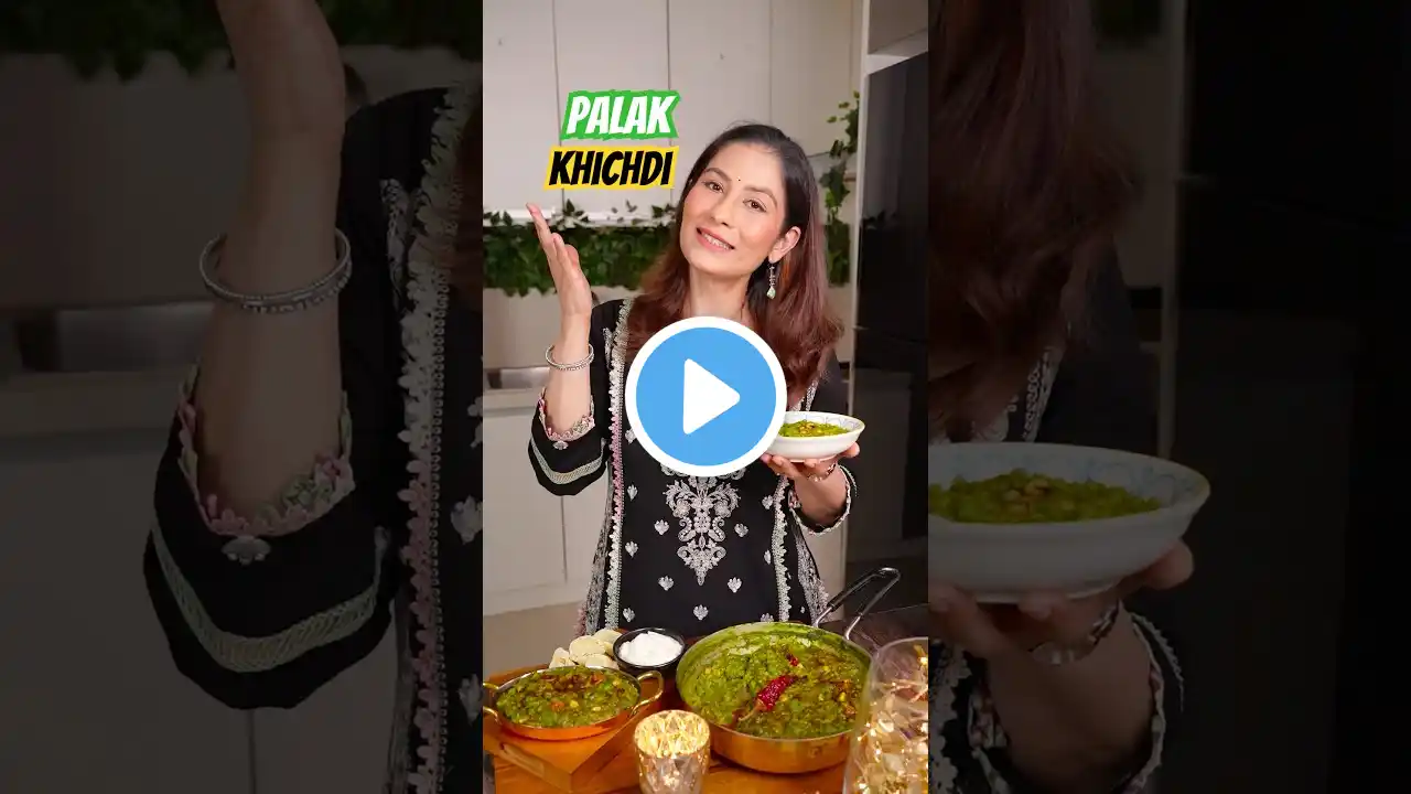 For eyes, heart , skin and immunity, must eat spinach regularly. Palak Khichdi Recipe