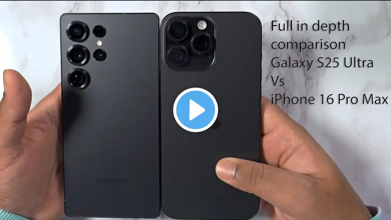 Galaxy S25 Ultra vs iPhone 16 Pro Max – The Ultimate Showdown! 🔥📱(iPhone user perspective)