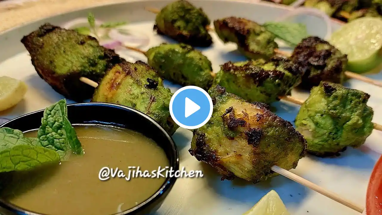 Green chili chicken kebab recipe #shorts #trendingshorts #ramadan