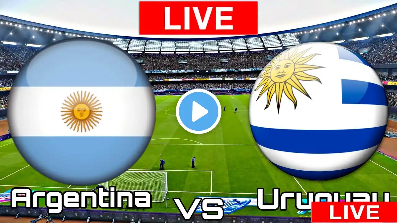 Argentina vs Uruguay | Uruguay vs Argentina | World Cup Qualifiers LIVE MATCH TODAY 2021