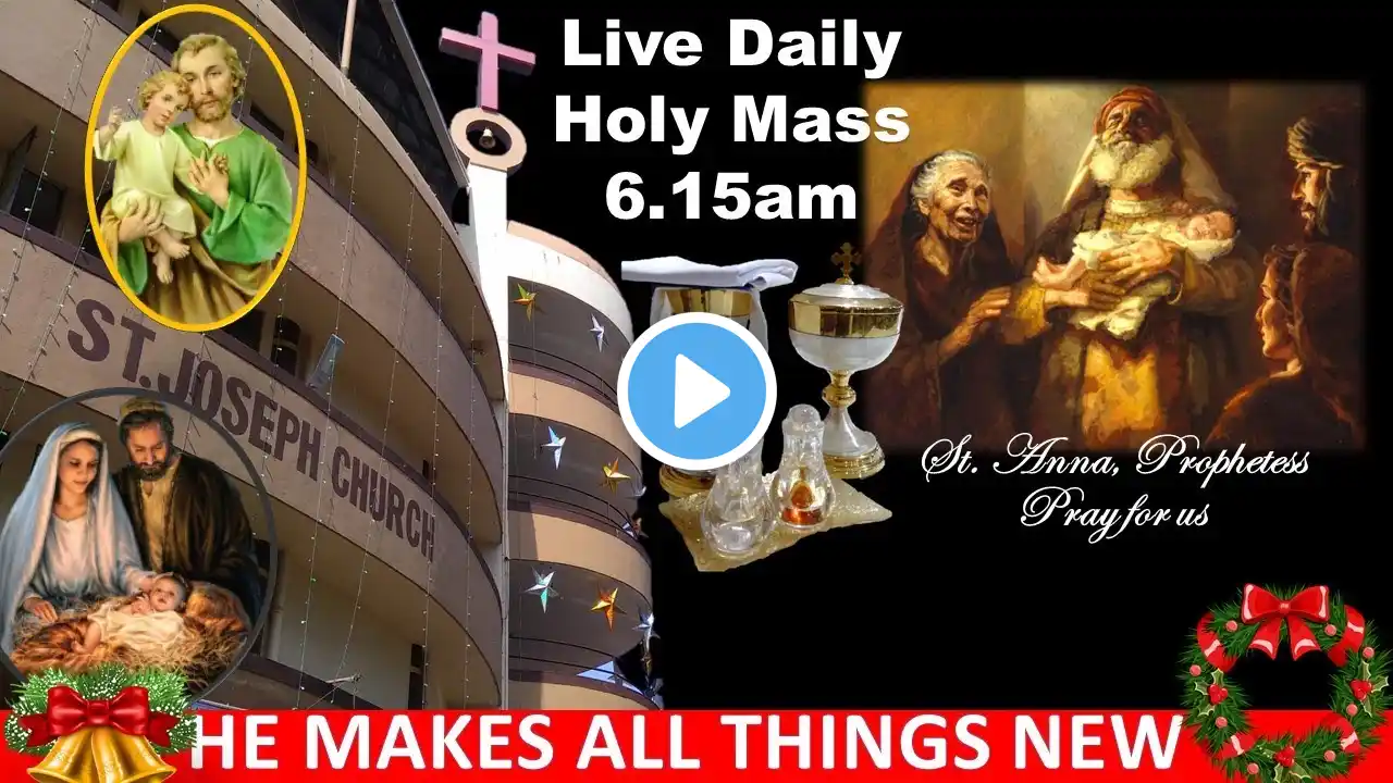 Daily Live Holy Eucharist | Daily Holy Mass | 6.15amThu 30th Dec 2021, St. Joseph Church, Mira Road