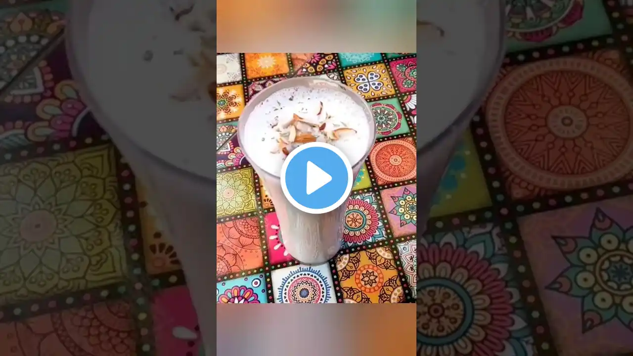 Easy Homemade Lassi recipe। How to make LASSI🍸🍹 #shorts #lassi #dahi #summer #summerdrink #drink