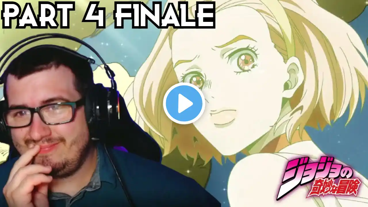 JOJO PART 4 FINALE REACTION - EPISODES 37-39! GOODBYE MORIOH!