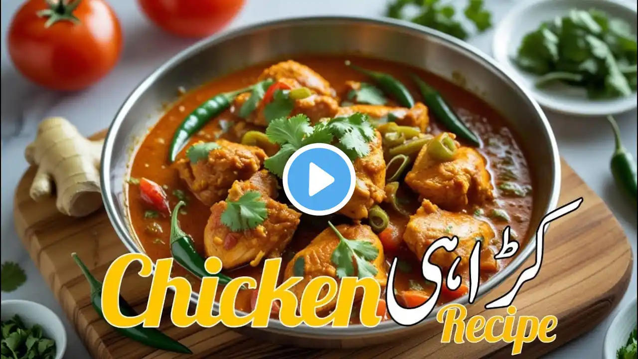 🔥 Restaurant Style Chicken Karahi Recipe | چکن کڑاہی | Easy & Delicious Homemade Karahi