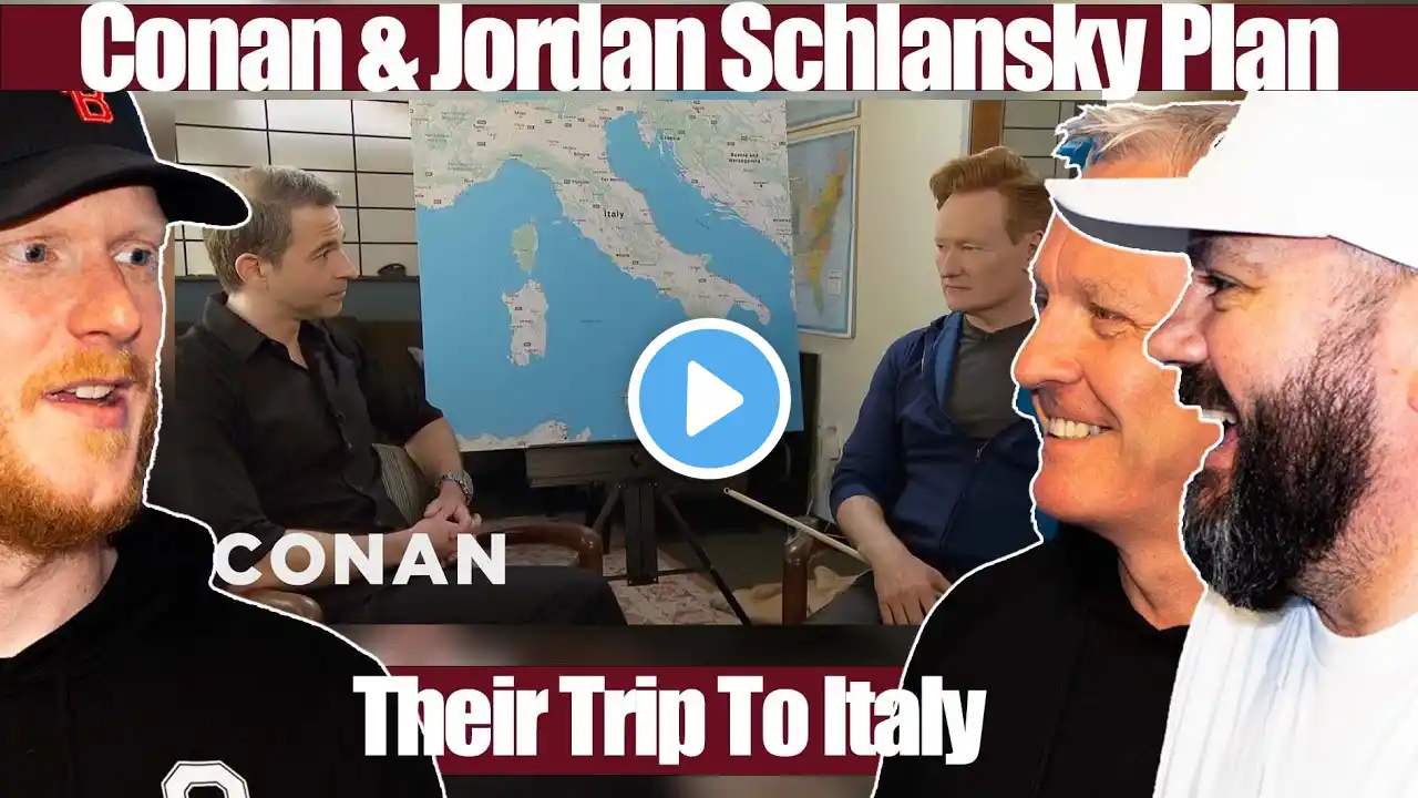 Conan & Jordan Schlansky Plan Their Trip To Italy REACTION | OFFICE BLOKES REACT!!