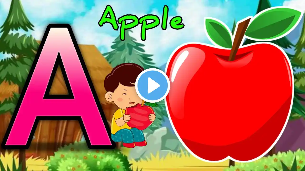 Phonics Song 2 with TWO Words in 3D - A For Airplane - ABC Alphabet Songs & Sounds 258