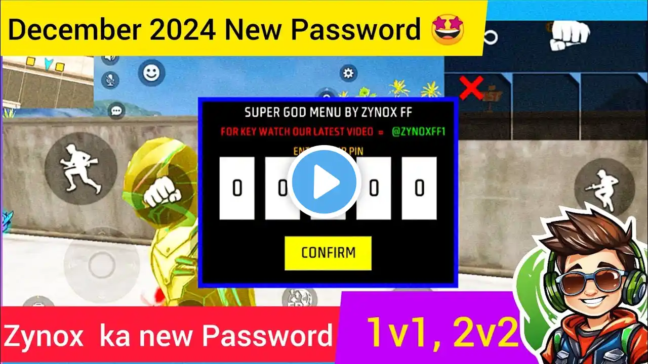 December 2024 Zynox FF1 Map Password | 1v1, 2v2 Zynox Map ka Password 🤩 | Zynox new code