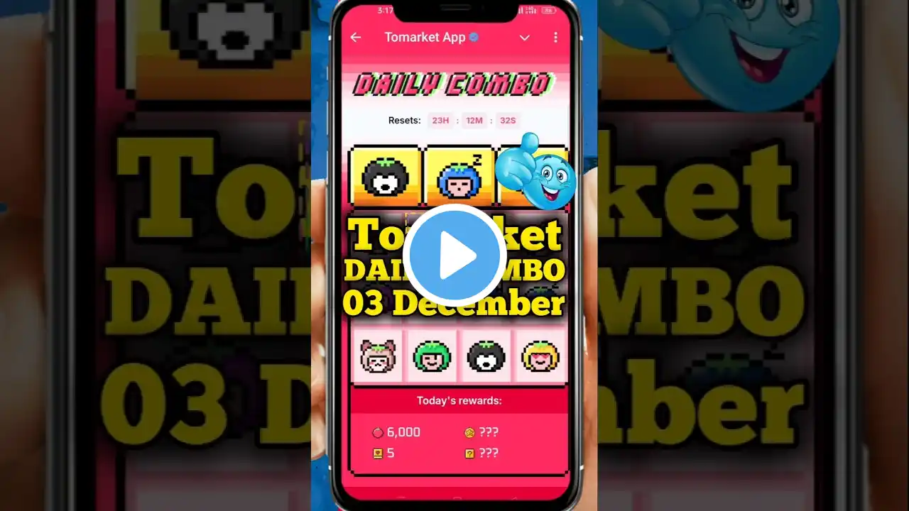 Tomarket Daily Combo 3 December | Tomarket Today Combo | Tomarket Combo | Tomarket Combo Card