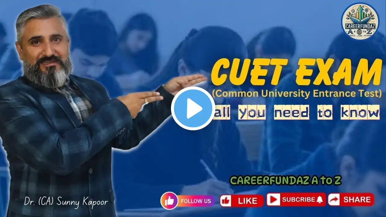 CUET UG - Common University Entrance Test. All You need to know #career #cuet #cuet2025
