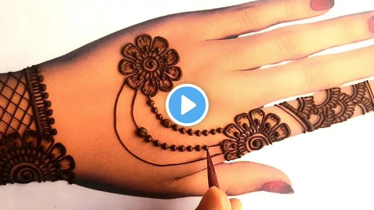 Easy stylish full hand mehndi design | mehndi | new mehndi design | Front hand mehndi |mehndi design