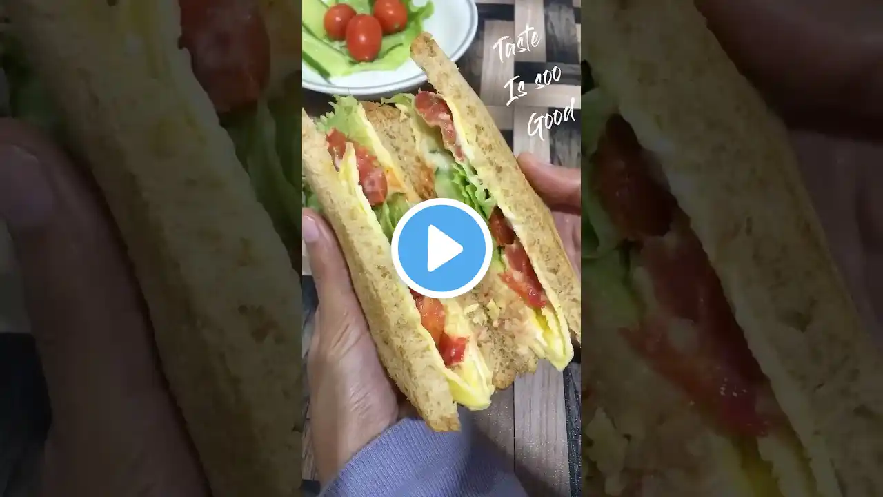 5 min viral sandwich 🥪||cheese egg sandwich ||delicious breakfast #food #breakfast #shortsfeed