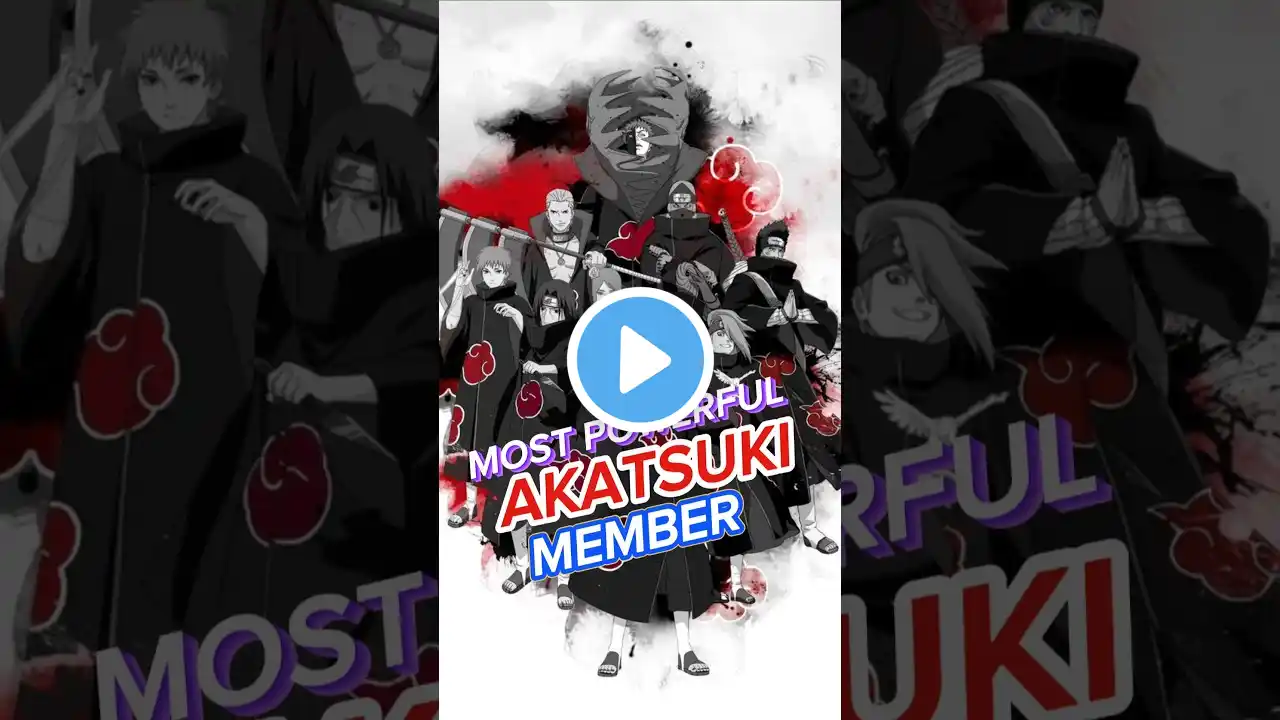 Ranking Every Akatsuki Member #anime #naruto #shorts