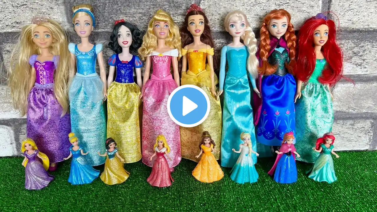 ASMR Unboxing Mattel Disney Princess Spin & Reveal Surprise Dolls! Satisfying video Review Toys