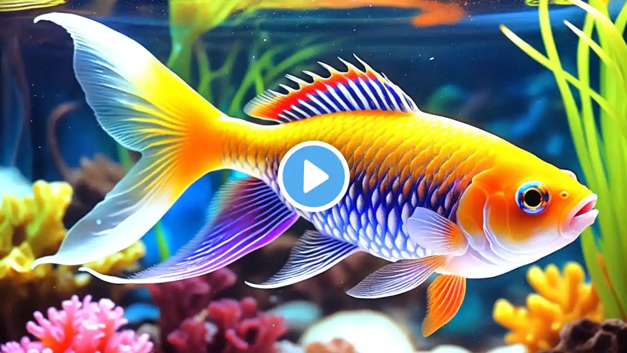 🐟 The Best 4K Aquarium | Stunning Ultra HD Underwater World & Peaceful Music #190