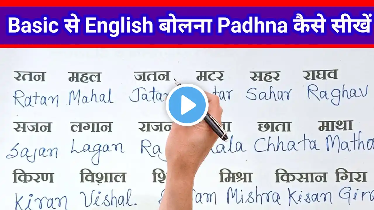 English Padhna Kaise Sikhe/ इंग्लिश पढ़ना कैसे सीखें /English Kaise Sikhe/ इंग्लिश कैसे सीखें