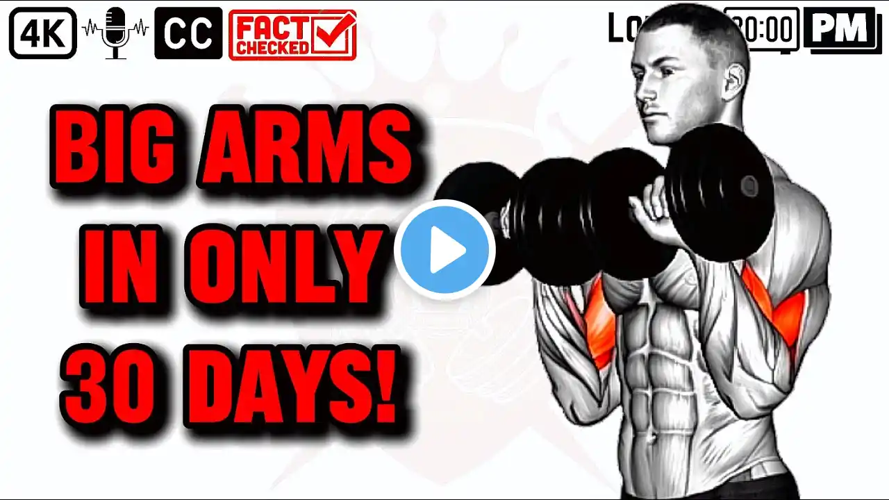 I Grew My Arms in 30 Days with These Top 10 Exercises!