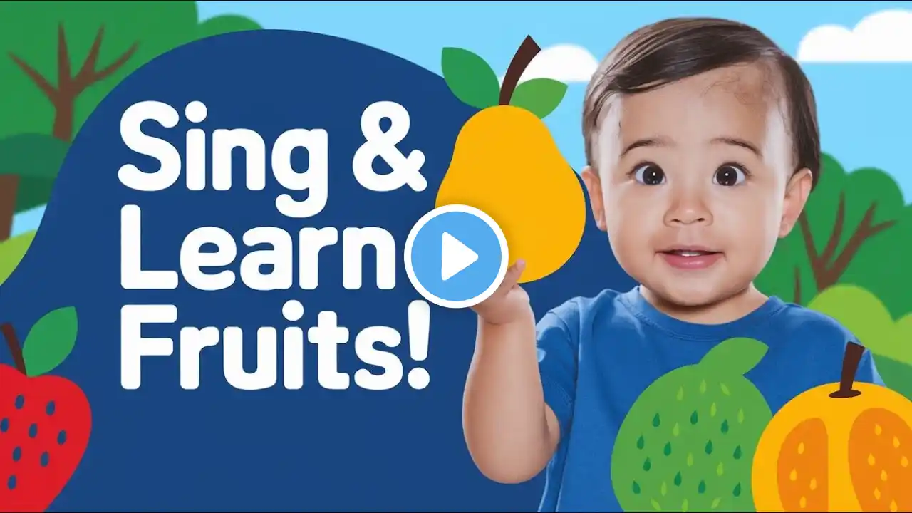 Sing & Learn Fruits! | Best Vocabulary Building Song for Children