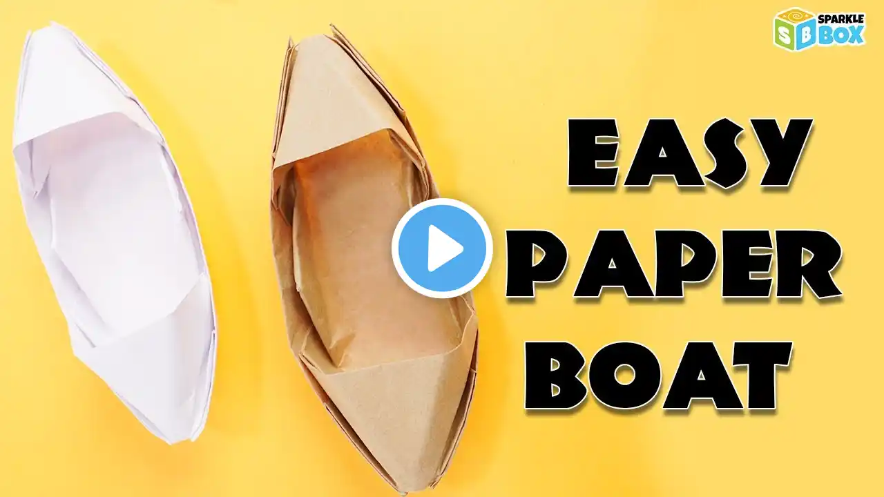 Easy Paper Boat #shorts #youtubeshorts #easypaperboat #paperboat #papercraft #diycrafts #sparklebox