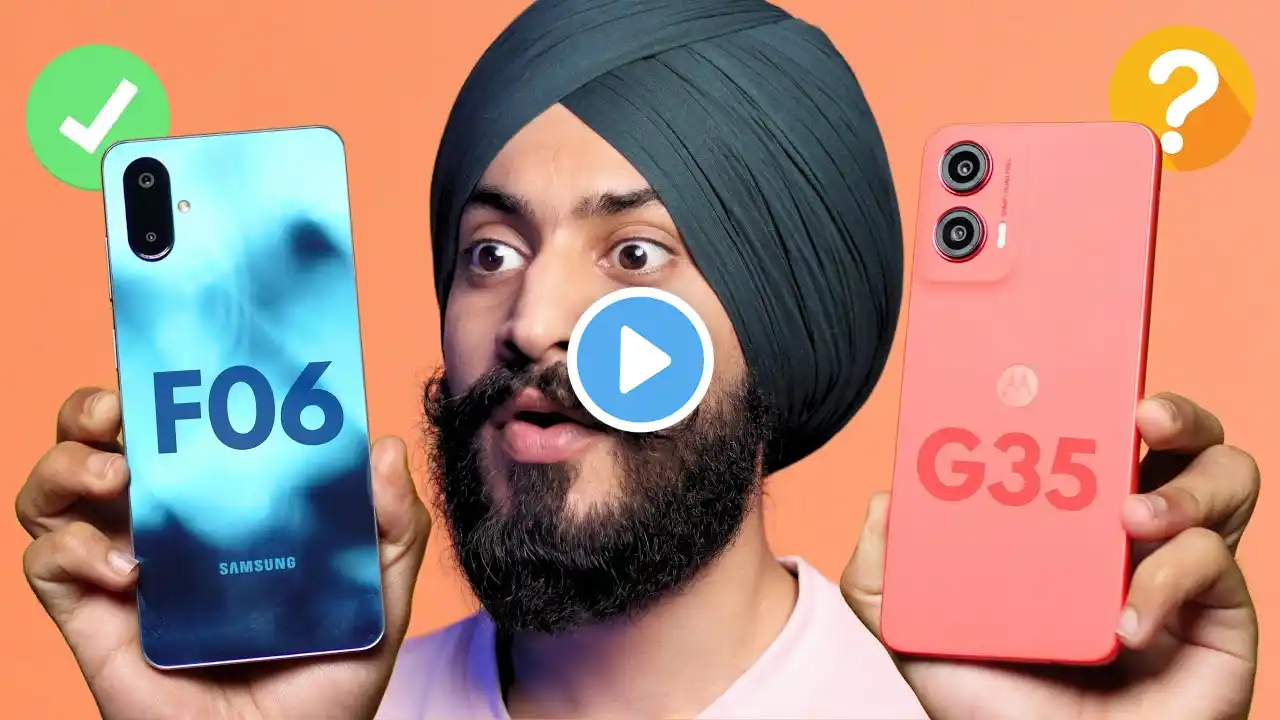 Best Budget 5G Phone Under ₹10,000 | Samsung Galaxy F06 vs Moto G35 5G |