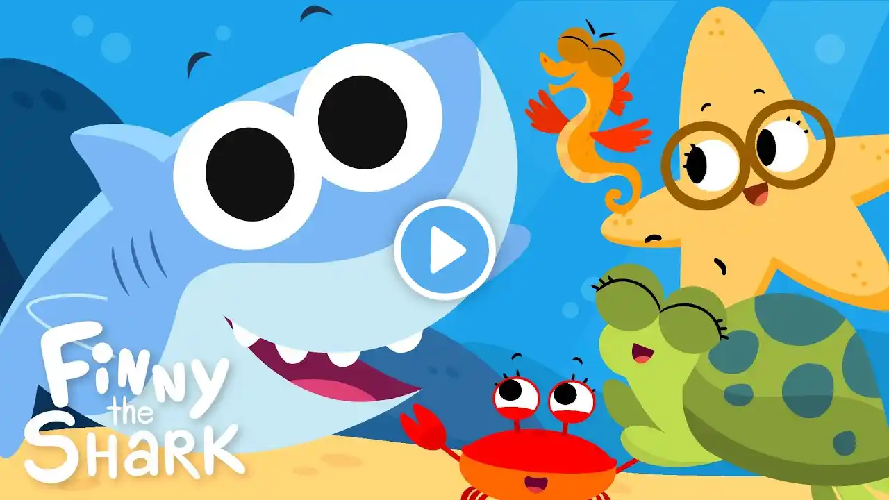 The More We Get Together | Kids Friendship Song | Finny The Shark