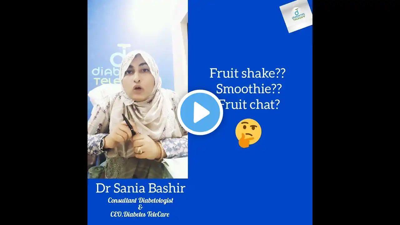 Fruits Chaat for Diabetics - Best Fruit for Diabetes in Iftar - Diabetes and Ramadan -Dr SaniaBashir