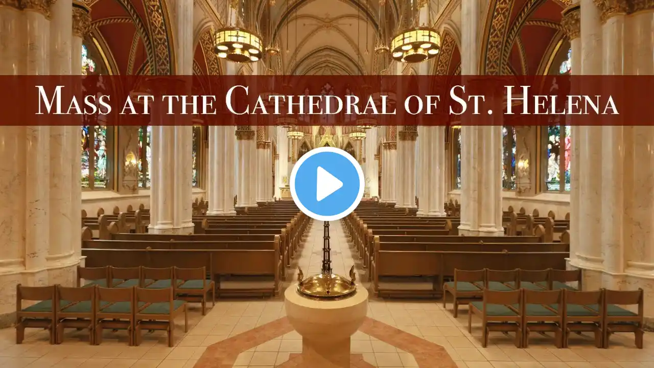 Saturday 8/31 Evening Vigil Mass (5:00PM) at the Cathedral of St. Helena