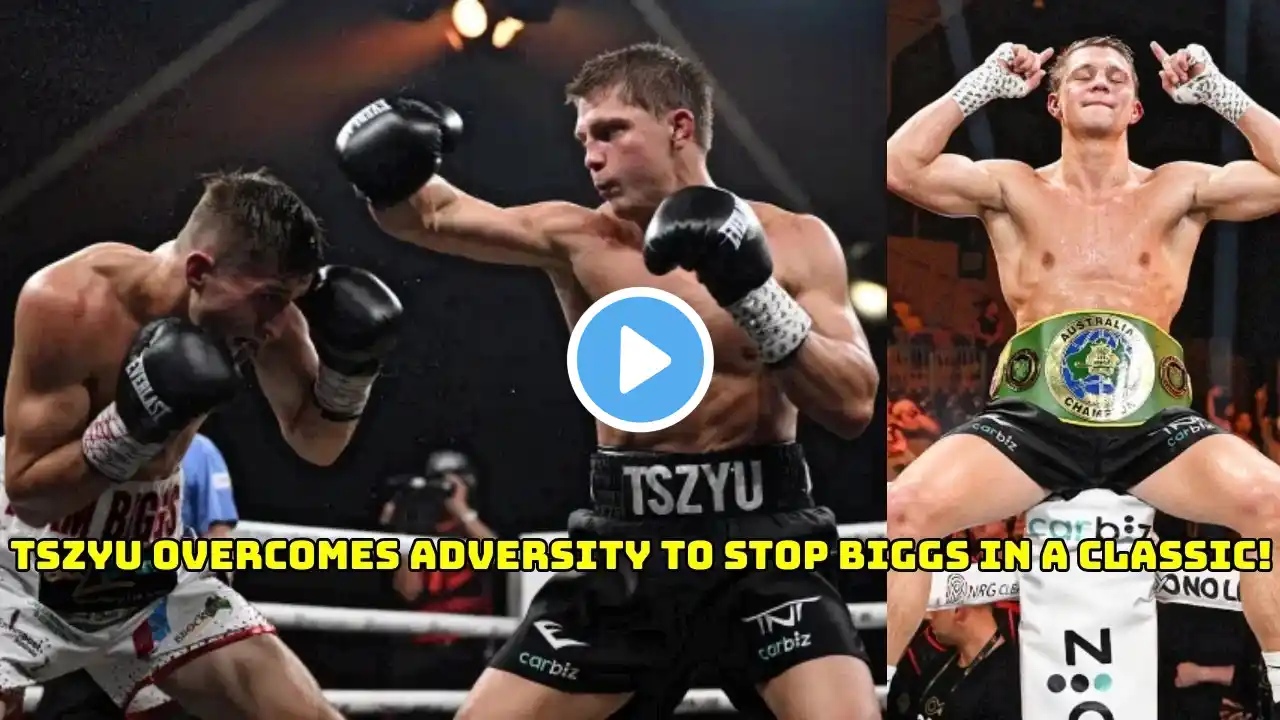 NIKITA TSZYU GETS OFF THE CANVAS OVERCOMES ADVERSITY TO KO DYLAN BIGGS IN AUSSIE BOXING CLASSIC!!!