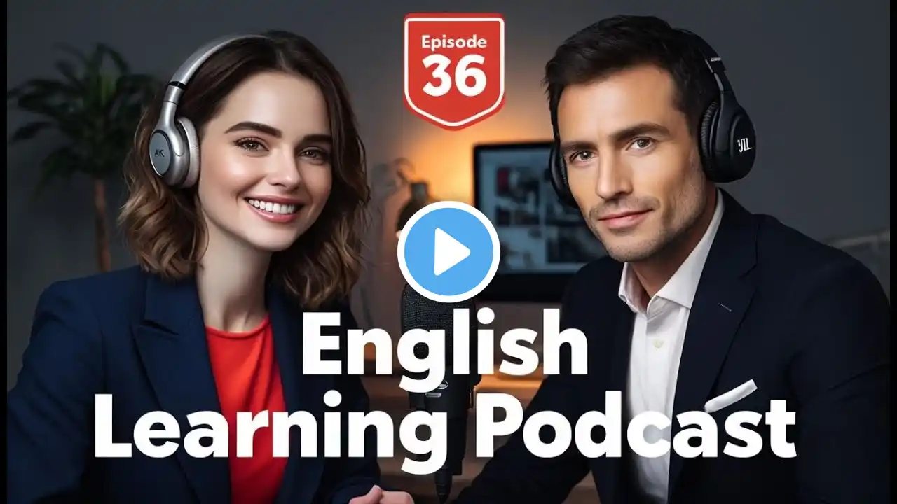 Learn English with Podcast Episode 36 English Conversation for Beginners #english