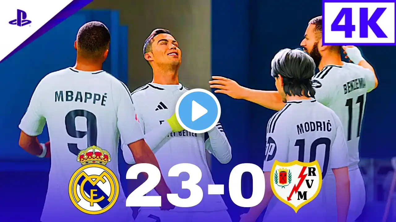 FC 25 - REAL MADRID - RONALDO, MBAPPE, | 4K VIDEO ULTRA HD 60FPS