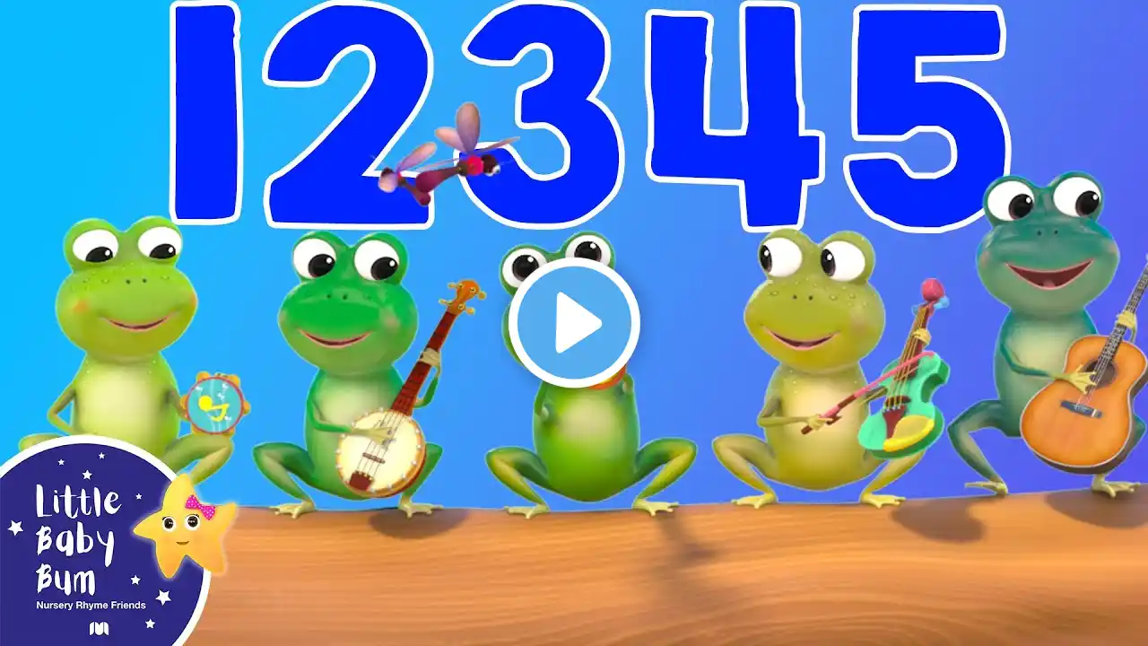 5 Little Speckled Frogs + More Nursery Rhymes & Kids Songs - ABC 123 | Learn with Little Baby Bum