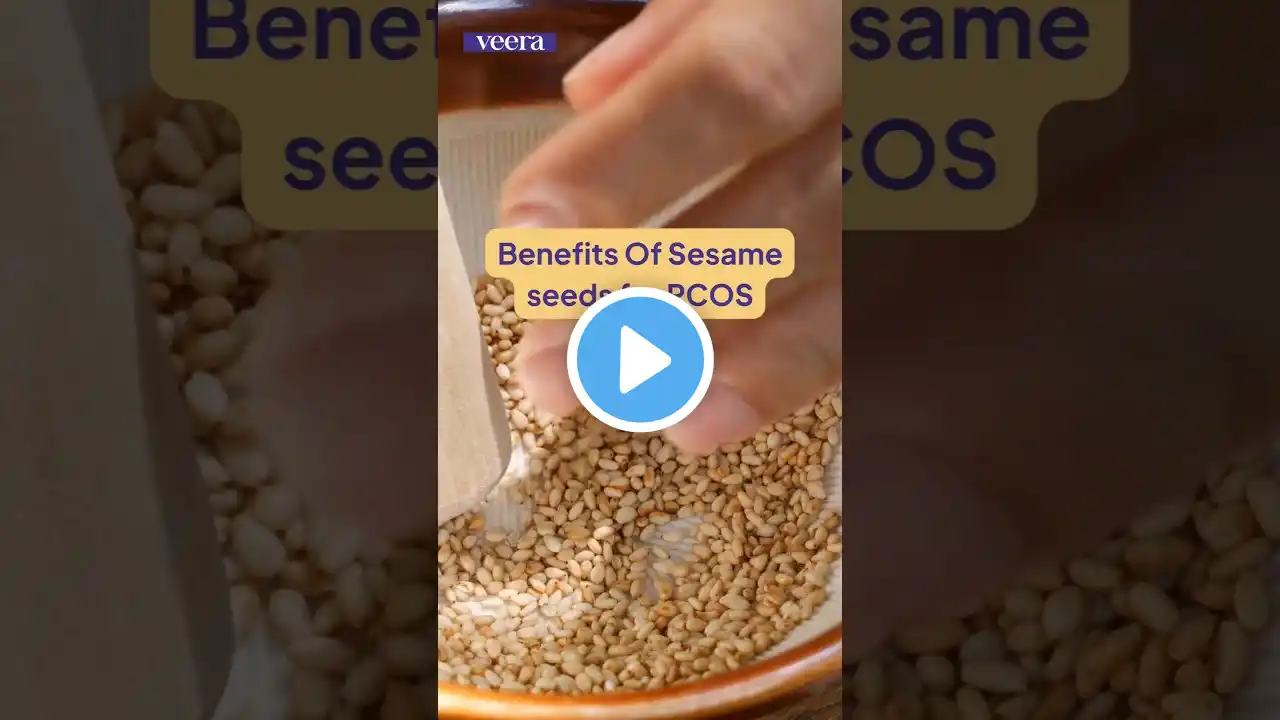 Benefits of Sesame Seeds for PCOS #shorts #pcos #seeds