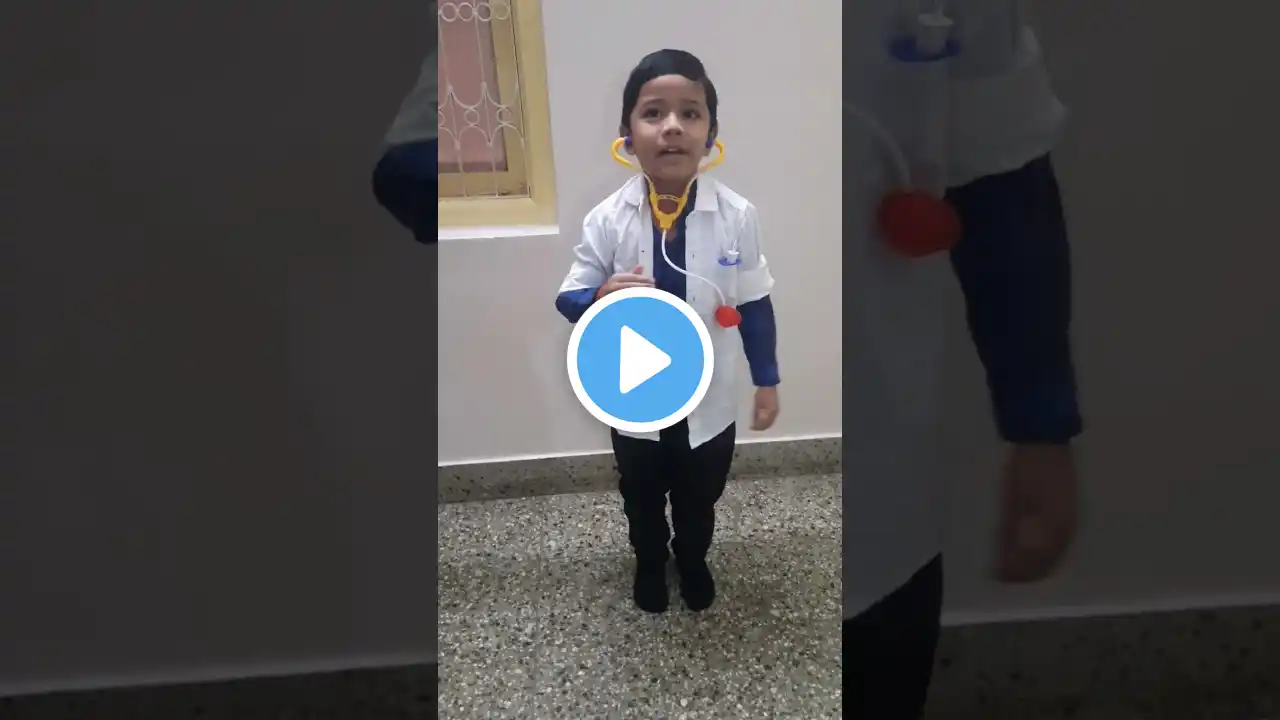 Fancy Dress competition #community helper theme#Doctor#fancydress#trending#viralvideo#shortvideo