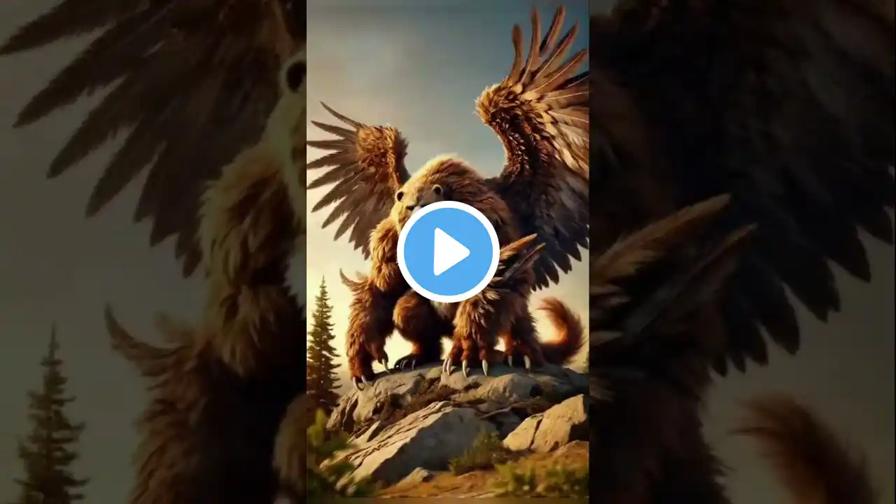 bear + eagle Hybrid Aisa Janwar Pehli Baar Dekha! 😱 #shorts #trending #viralvideo