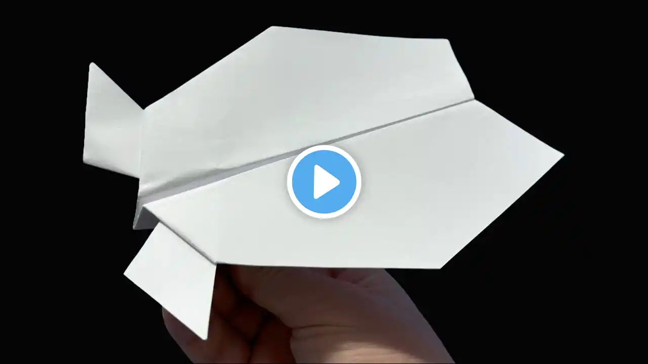 How to Make an Unusual Paper Airplane That Flies Far