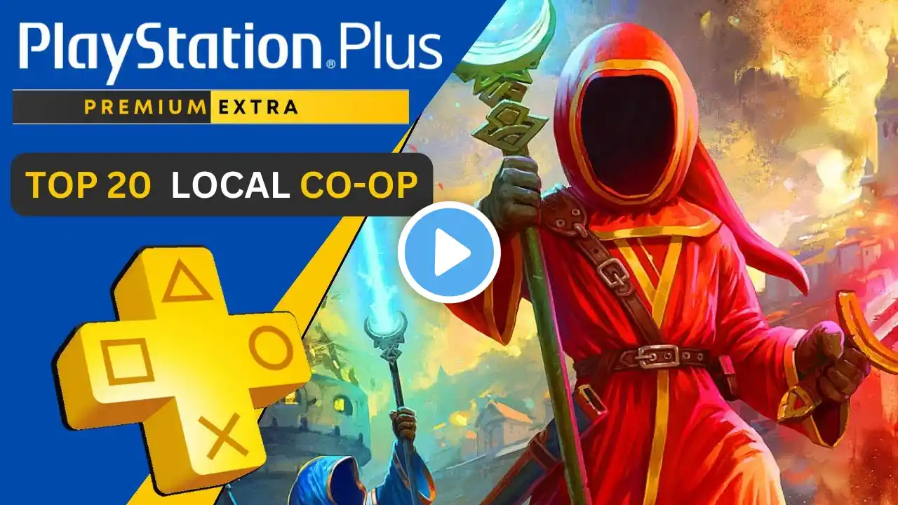 Top 20 Local Co-op & Split-screen Games on PlayStation Plus Extra & Premium | JUNE 2024