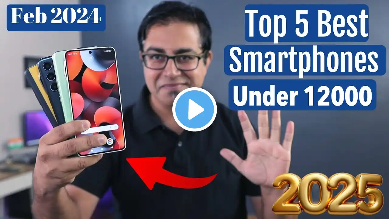 Top 5 Best Phone Under 12000 in Feb 2025 I best mobiles under 10000-12000 budget