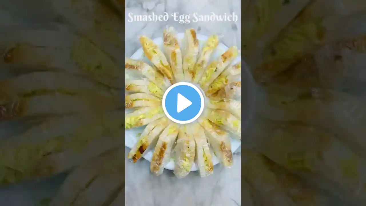 Smashed Egg Sandwich #eggsandwich #ramadan #iftar #iftarspecial #eggrecipe #foodies #iftarrecipes