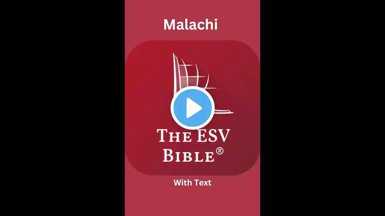 The ESV Audio Bible, Malachi Chapter 1