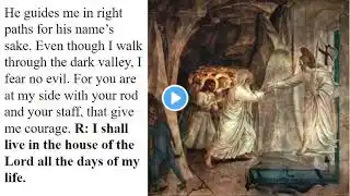 Responsorial Psalm  23 I Shall Live in the House of the Lord All the Days of My Life Sun Oct 11 2020