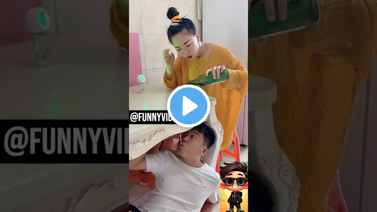 New Funny Video 2025, try not to laugh 😂 #funny #ytshorts #trend #shorts