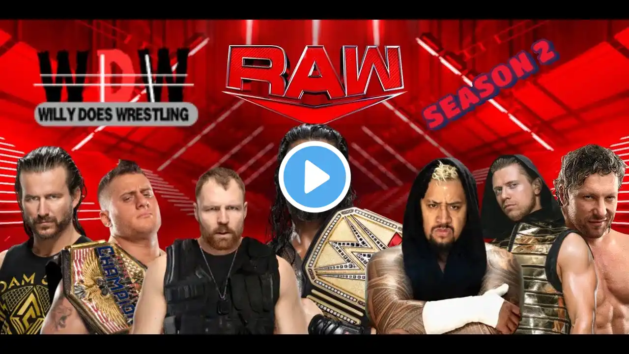 WWE 2K24 UNIVERSE MODE - RAW -  SEASON 2 EPISODE 1: BLOOD (PART II)