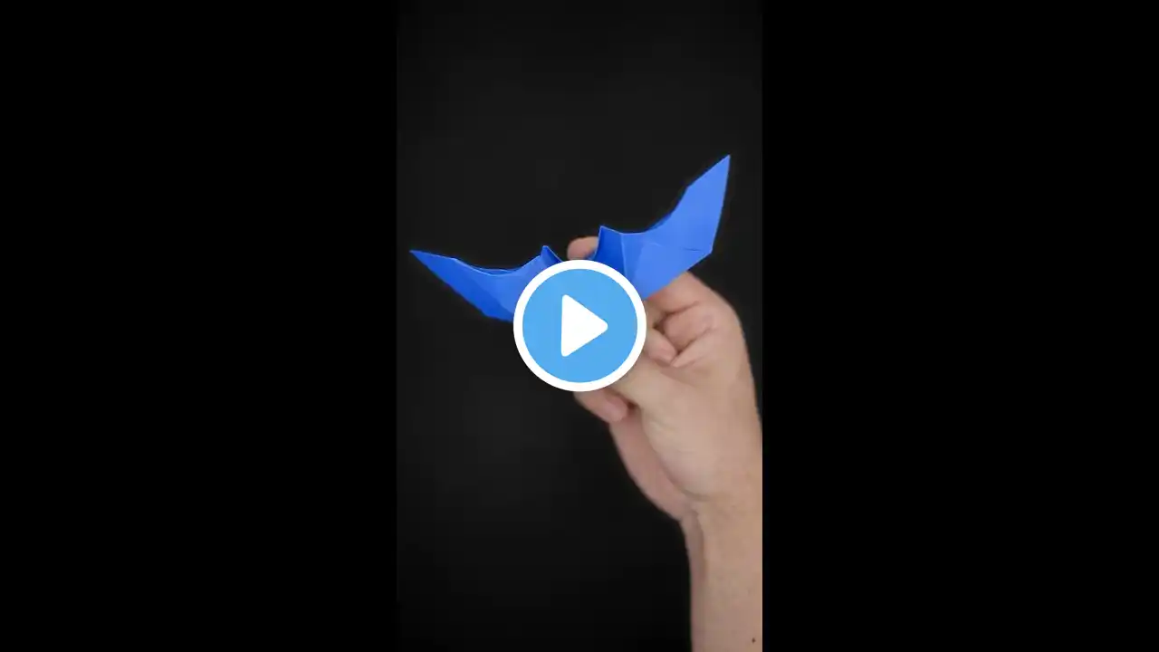 Origami Flapping Bat #shorts @EasyOrigamiAndCrafts