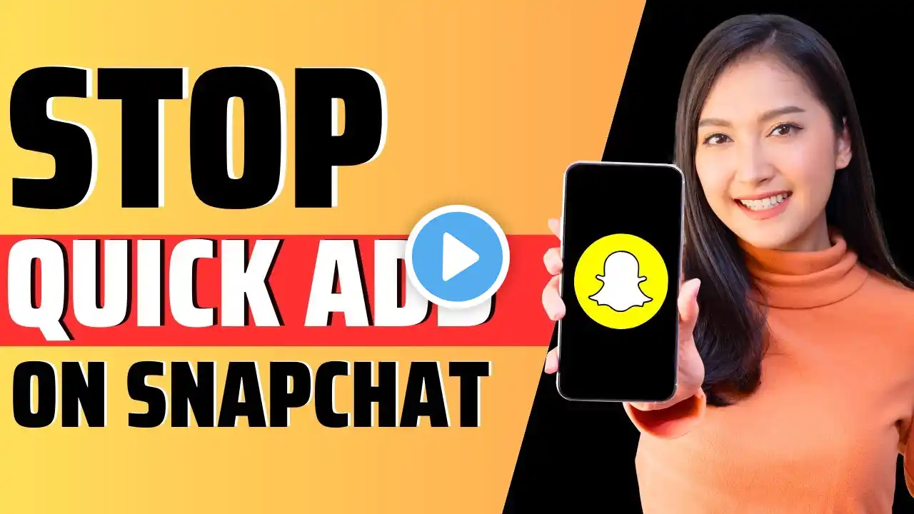 How to stop quick add on snapchat - FULL GUIDE 2023