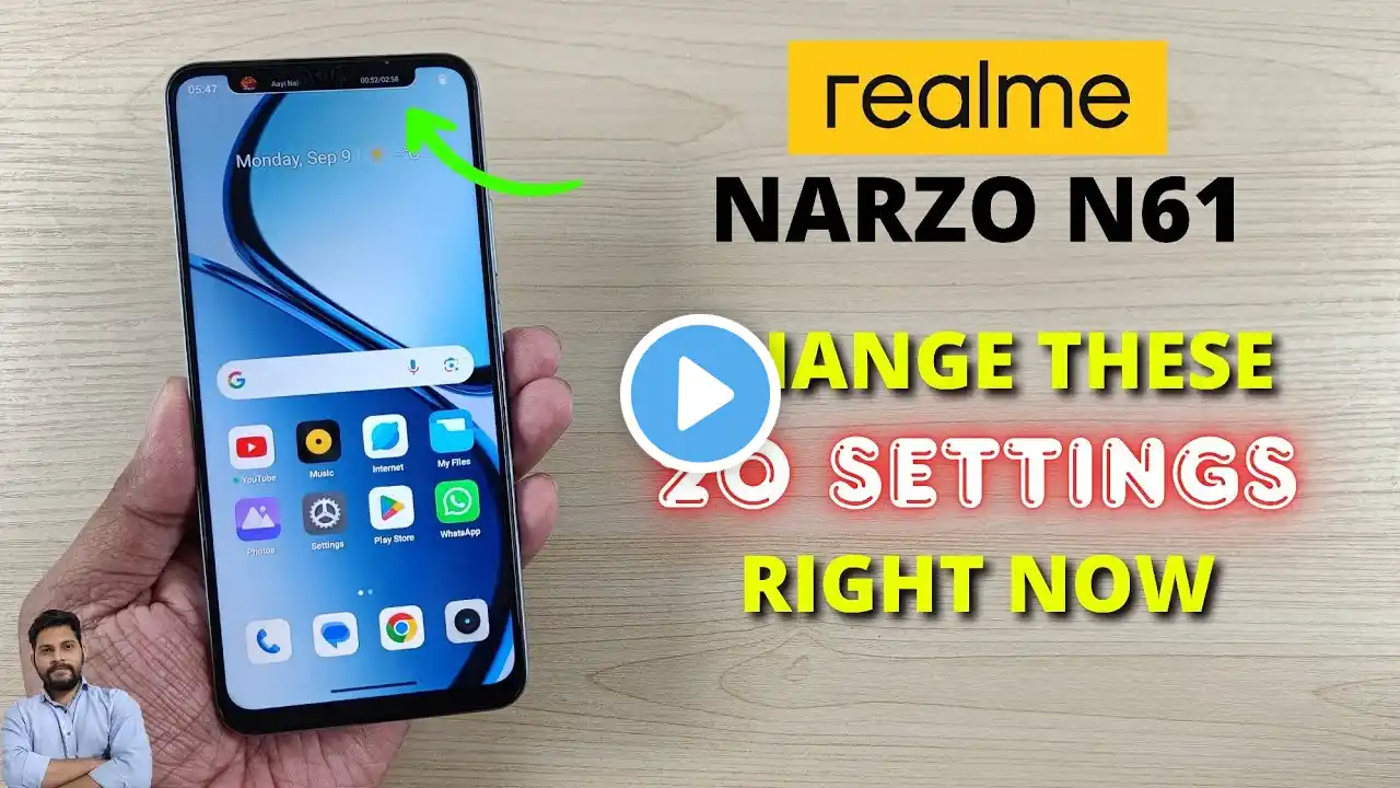 Realme Narzo N61 : Change These 20 Settings Right Now