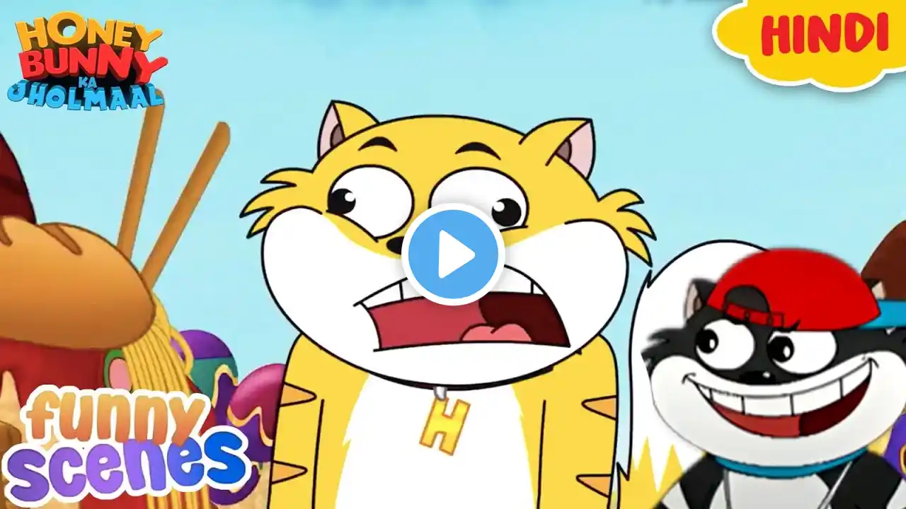 Honey Bunny Best Scenes | Cartoon For Kids | Compilation-274 | Yo Kids Comedy | S21