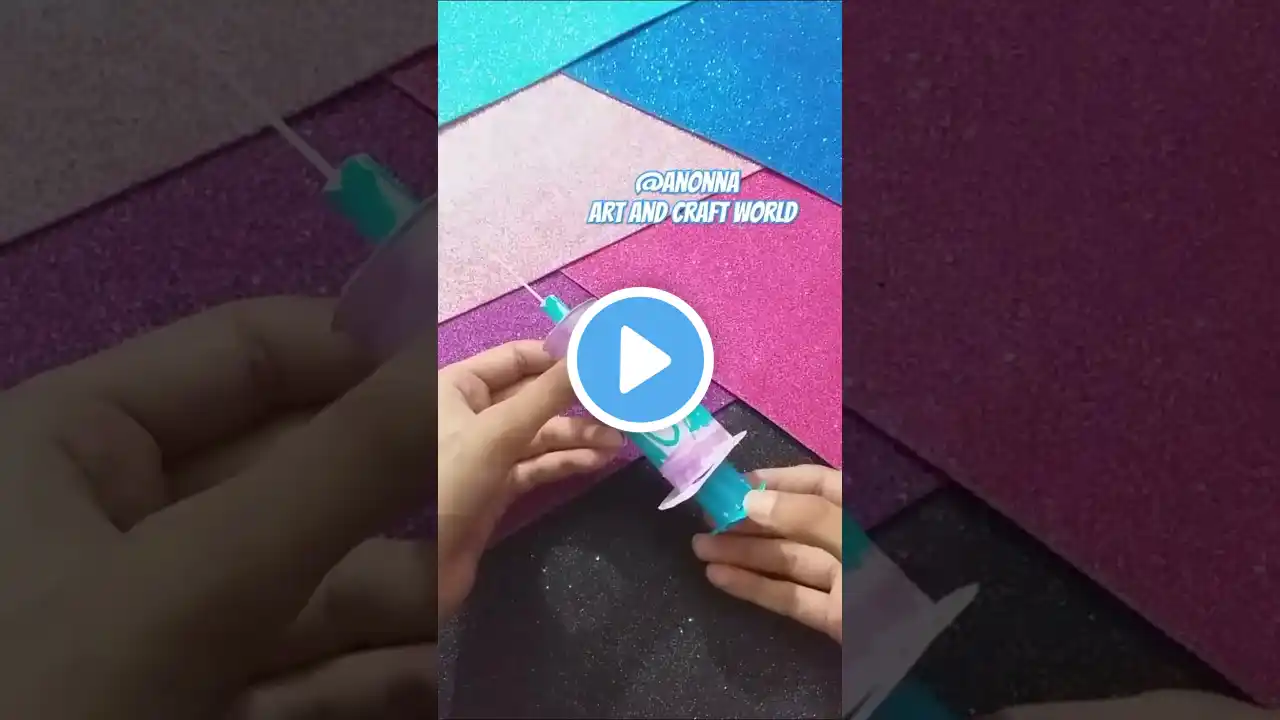 Paper injection making💉 #shorts #trending #diy #easy #craft #papercraft #viralvideo #new #injection