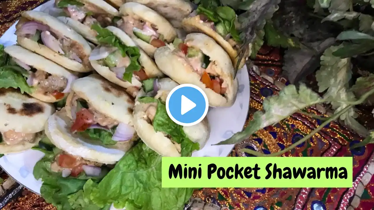 Mini Shawarma Pockets | Mini Shawarma Bites | Mini Chicken Pockets | Ramzan Special | Iftar recipe