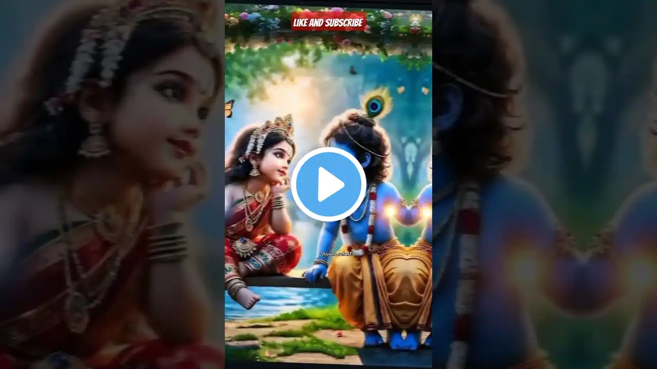 Radha Krishna Status Video 💫 Radha Krishna Love Status❤️ #radhakrishna#shorts #shortvideo