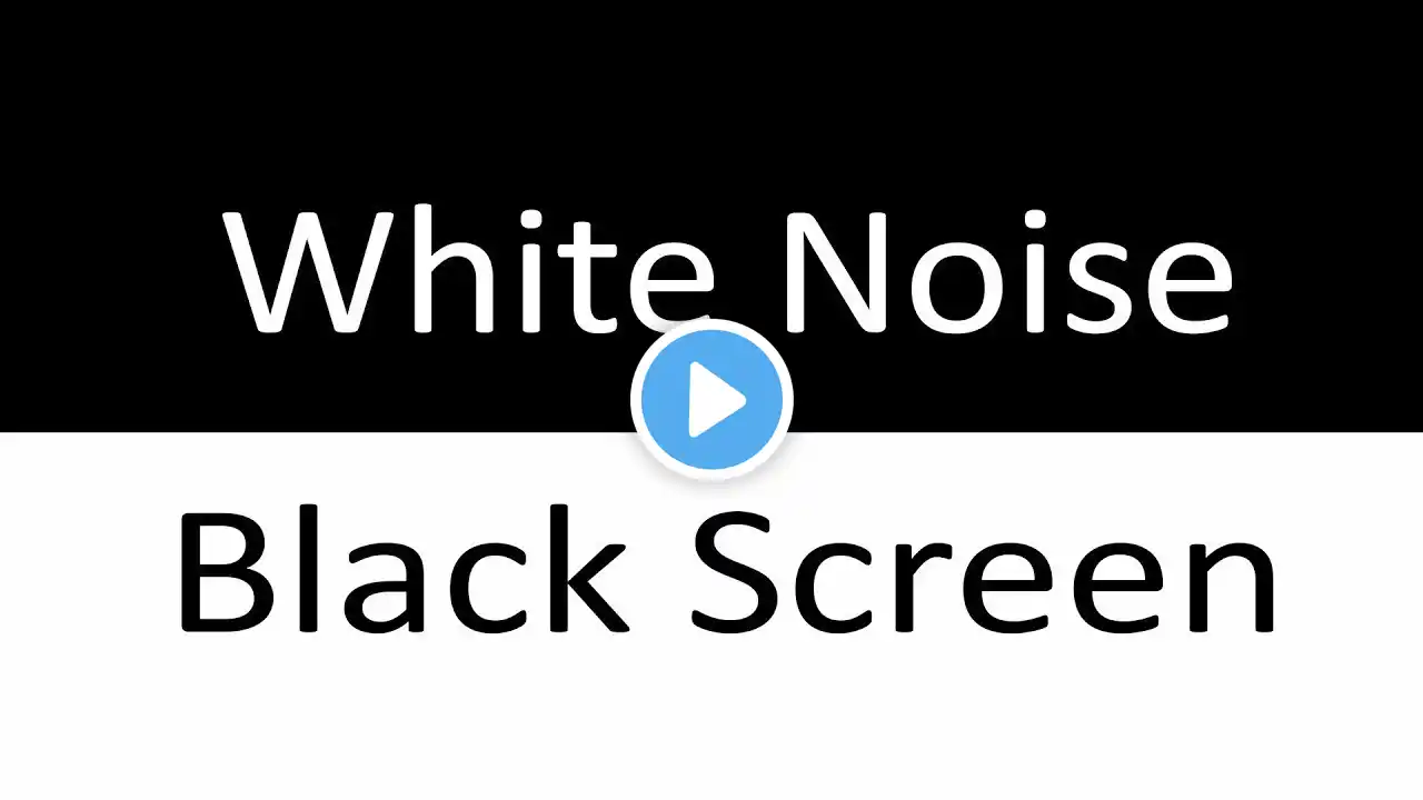 White Noise Black Screen | No Ads | Sleep Soundly & Improve Focus with 12 Hours of Continuous Sound